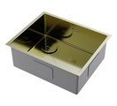 Кухонная мойка Omoikiri Taki 54-U/IF-L Side SF LG, светлое золото 4997475