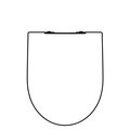 Сиденье для унитаза Geberit iCon Slim, SoftСlose, белый 574950000