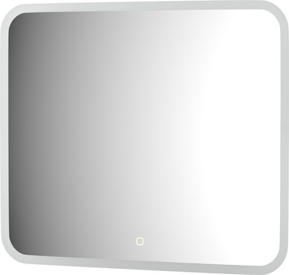 Зеркало с матированием и LED-подсветкой Defesto, 23W, 70x60см, сенсорный выключатель, тёплый белый свет DF 3816SH