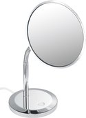 Зеркало косметическое Keuco Elegance, настольное, LED-подсветка, d20.7см, хром 17677 019000