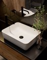Смеситель для раковины AQUAme Siena, высокий, чёрный матовый AQM6214MB