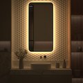 Зеркало с окантовкой Defesto Aura 60x120, LED подсветка, ИК-выключатель, тёплый белый свет DF 2978R