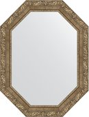 Зеркало Evoform Polygon 650x850 в багетной раме 85мм, виньетка античная латунь BY 7159