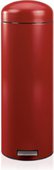 Мусорный бак 20л высокий с педалью, MotionControl, красный Brabantia Retro Slim 479182