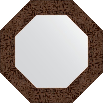 Зеркало Evoform Octagon 610x610 в багетной раме 90мм, бронзовая лава BY 7354