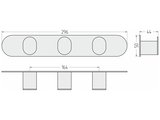 Вешалка Сунержа Round L 290, Золотой шёлк 32-3020-1290