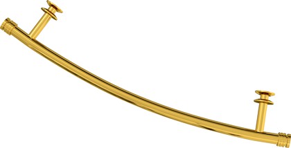 Держатель для полотенцесушителя выгнутый Сунержа 470, золото 03-2011-0470