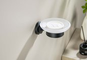 Мыльница Aquatek Классик настенная, чёрный матовый AQ4503MB