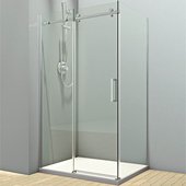 Душевой уголок Veconi Rovigo RV-074, 150x100см, прозрачное стекло, Easy Clean, хром RV074-150100-01-C4