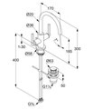 Смеситель для раковины Kludi Nova Fonte Puristic, хром 201180515