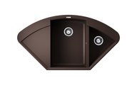 Кухонная мойка Omoikiri Sakaime 105C-DC с крылом, Tetogranit, тёмный шоколад 4993208