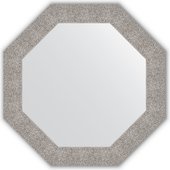 Зеркало Evoform Octagon 766x766 в багетной раме 90мм, чеканка серебряная BY 3804