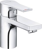 Смеситель для раковины Kludi Zenta SL 75, донный клапан Push-Open, хром 482660565
