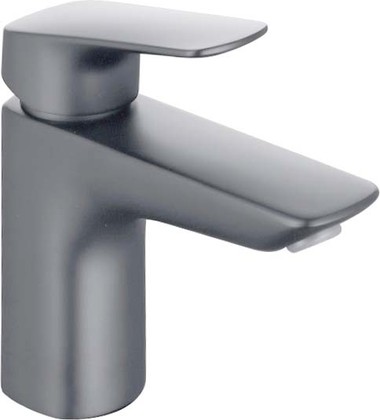 Смеситель для раковины Aquatek Вега 97, без донного клапана, оружейная сталь AQ1010BGM