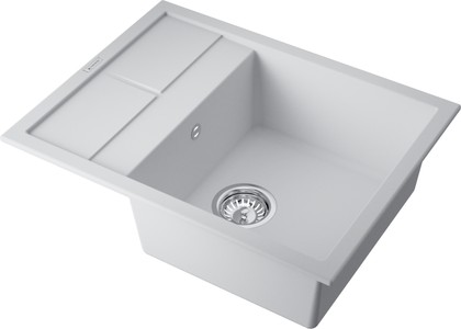 Кухонная мойка Omoikiri Sumi 65A-WH, с крылом, Artceramic, белый 4993861