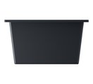 Кухонная мойка Omoikiri Omishima 41-U BL Matt Natceramic, подстольный монтаж, чёрный матовый 4997515