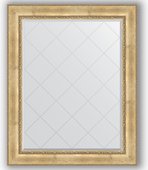 Зеркало Evoform Exclusive-G 1020x1270 с гравировкой, в багетной раме 120мм, состаренное серебро с орнаментом BY 4385