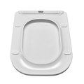 Крышка-сиденье для унитаза Aquatek Дива AQ2012, Soft-Close, быстросъёмное, белая AQ0212-00