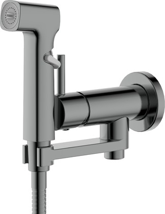 Комплект для гигиенического душа Aquatek Ника встроенный, оружейная сталь AQ1819BGM