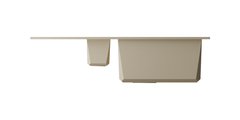 Кухонная мойка Omoikiri Sakaime 78-2-CH с крылом, Tetogranit, шампань 4993237
