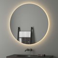 Зеркало Evoform Ledshine d100, LED-подсветка, сенсорный выключатель, тёплый белый свет BY 2657
