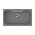 Кухонная мойка Omoikiri Maru 86-GR без крыла, Tetogranit, leningrad grey 4993574