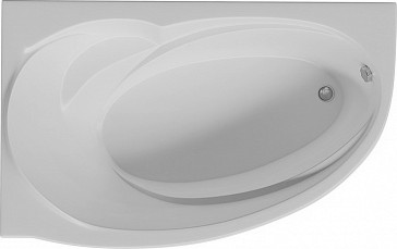 Ванна акриловая Aquatek Бетта, 170x97, правая, фронтальный экран, вклеенный каркас BET170-0000084