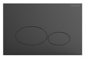 Панель смыва Aquatek клавиши овальные, 162x244, оружейная сталь KDI-0000075