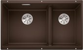 Кухонная мойка Blanco Subline 430/270-U, отводная арматура, кофе 523160