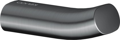 Крючок для полотенца Keuco Edition 400, одинарный, чёрный хром шлифованный 11514 130000