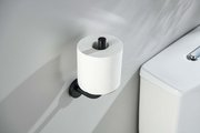 Держатель туалетной бумаги Aquatek Оберон для запасного рулона, чёрный матовый AQ4207MB