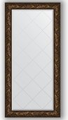 Зеркало Evoform Exclusive-G 790x1610 с гравировкой, в багетной раме 99мм, византия бронза BY 4287