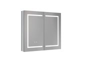 Шкаф зеркало для ванной Aquatek круговая подсветка, 800x700x133 AQ7804-MLC