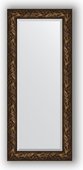 Зеркало Evoform Exclusive 640x1490 с фацетом, в багетной раме 99мм, византия бронза BY 3547