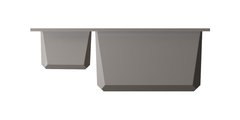 Кухонная мойка Omoikiri Sakaime 60-2-GR, две чаши, оборачиваемая, leningrad grey 4993554
