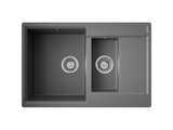 Кухонная мойка Omoikiri Daisen 78-2T-PL, с крылом, платина 4993533