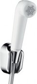 Гигиенический ручной душ Hansgrohe Croma с держателем и шлангом 1.6м, белый, хром 32122000