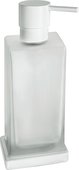 Дозатор жидкого мыла Colombo Look настольный, стекло, белый матовый B9317.BM