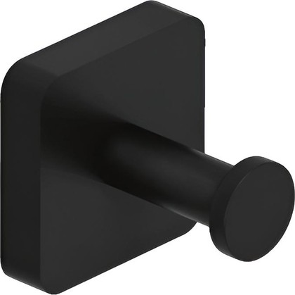 Крючок для полотенец Kludi Vela S одинарный, чёрный матовый 2598439