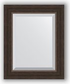 Зеркало Evoform Exclusive 410x510 с фацетом, в багетной раме 62мм, палисандр BY 1356