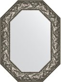Зеркало Evoform Polygon 580x780 в багетной раме 99мм, византия серебро BY 7225