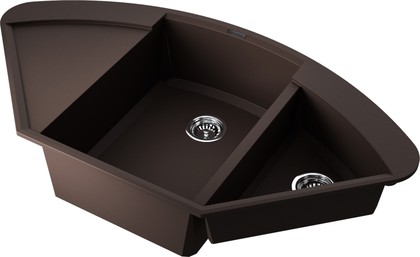 Кухонная мойка Omoikiri Sakaime 105C-DC с крылом, Tetogranit, тёмный шоколад 4993208