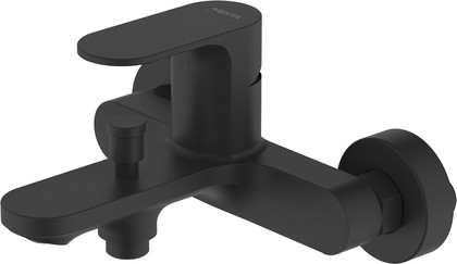 Смеситель для ванны Aquatek Альфа, матовый чёрный AQ1940MB