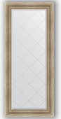 Зеркало Evoform Exclusive-G 670x1570 с гравировкой, в багетной раме 93мм, серебряный акведук BY 4153