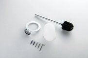Ёршик для унитаза Aquatek Оберон настенный, хром AQ4210CR