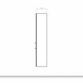 Verona SUSAN Шкаф-пенал подвесной, ширина 30см, 2 дверцы, петли справа, артикул SU302R