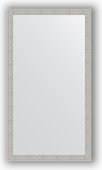 Зеркало Evoform Definite 610x1110 в багетной раме 46мм, волна алюминий BY 3198