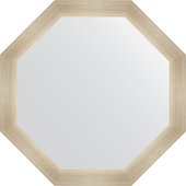 Зеркало Evoform Octagon 650x650 в багетной раме 59мм, травленое серебро BY 3976