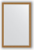 Зеркало Evoform Exclusive 1130x1730 с фацетом, в багетной раме 70мм, состаренное золото с плетением BY 3613