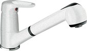 Смеситель кухонный однорычажный с выдвижным изливом, белый Blanco WEGA-S 512039